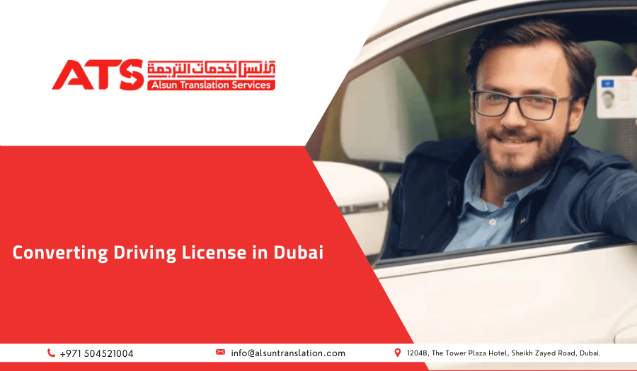 Converting Driving License in Dubai