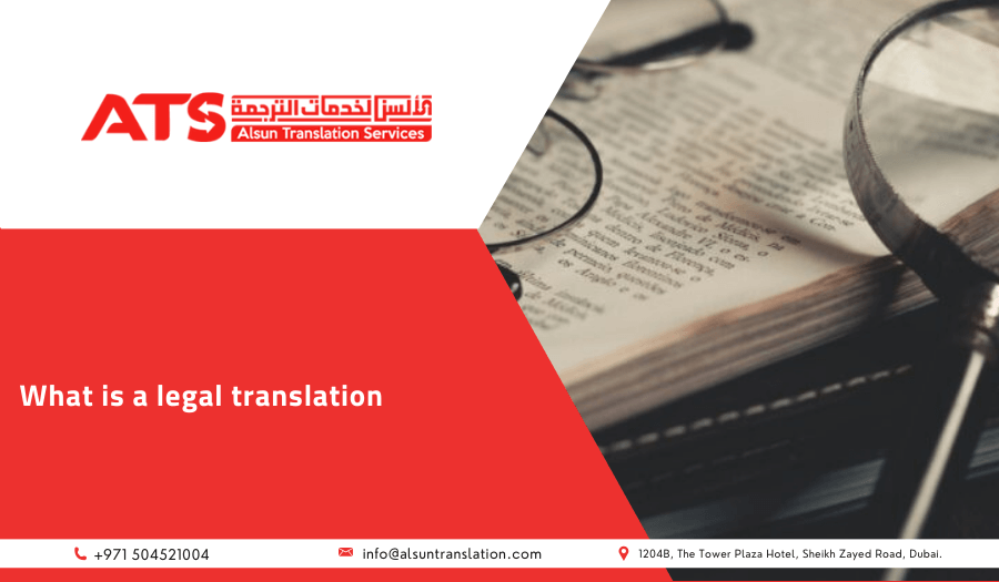 What is a legal translation