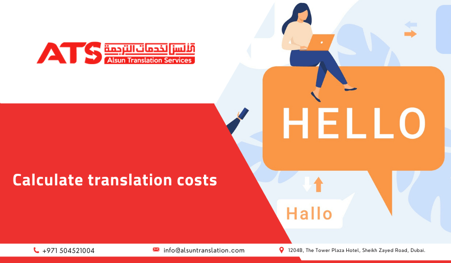 calculate translation costs