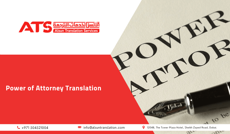 Power of Attorney Translation Services